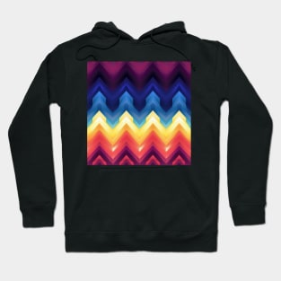 Pixel Art Repeating Pattern Hoodie